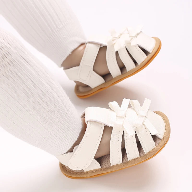 0-18Months Newborn Infant Baby Girls Shoes Summer Sandals Casual Rubber Bottom Non-Slip Breathable Baby Shoes