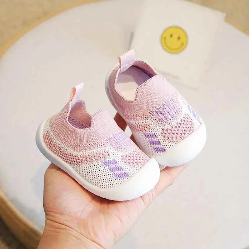 Baby Walking Shoes Soft Bottom Non-slip Baby Shoes Spring and Autumn A Stirrup 1-3 Years Old Children's Shoes and Socks