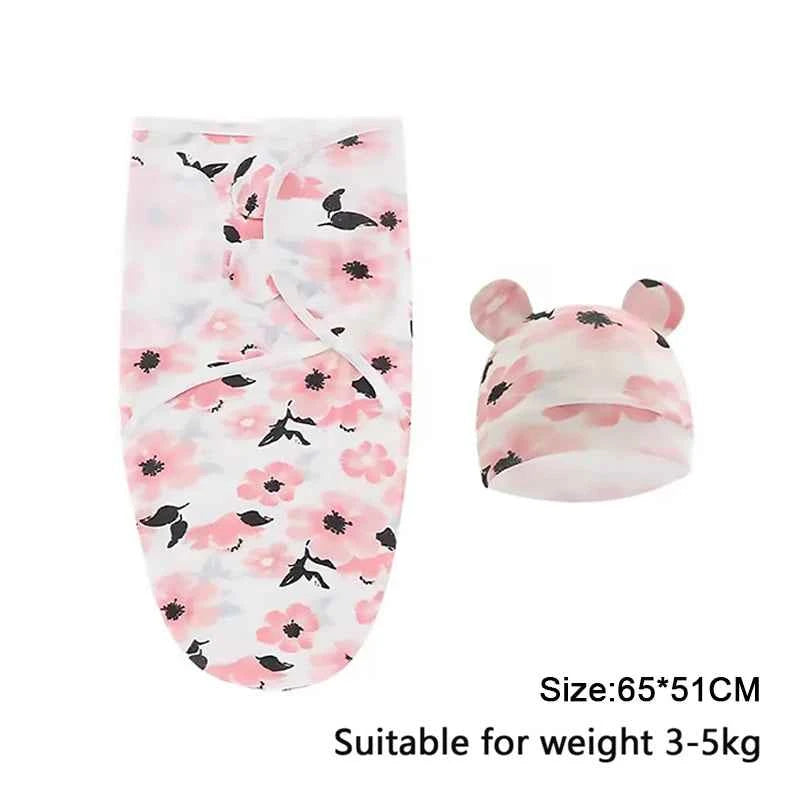100%Cotton 0-3 Months Newborn Swaddle Sleepsack New Born Baby Swaddling Bedding