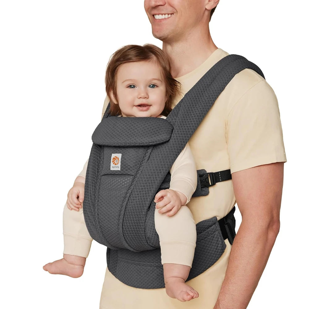 Egobaby Omini the 360   Is a Breathable Mesh Baby Carrier with Ventilation All Around. Designed for Infants to Toddlers. Features Lumbar Support.