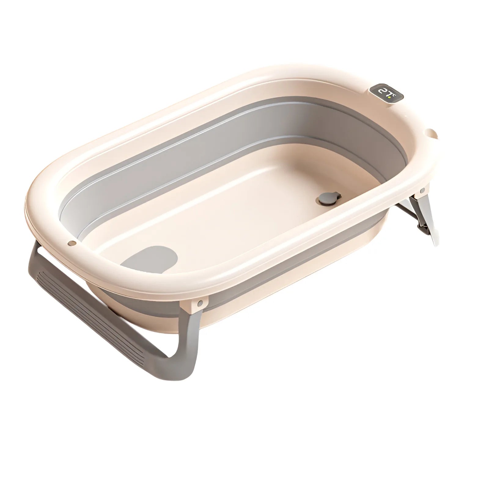 Foldable Baby Bathtub, Safe and Portable Bathing Solution for Infants and Toddlers, Suitable for 6-12 Months, Easy