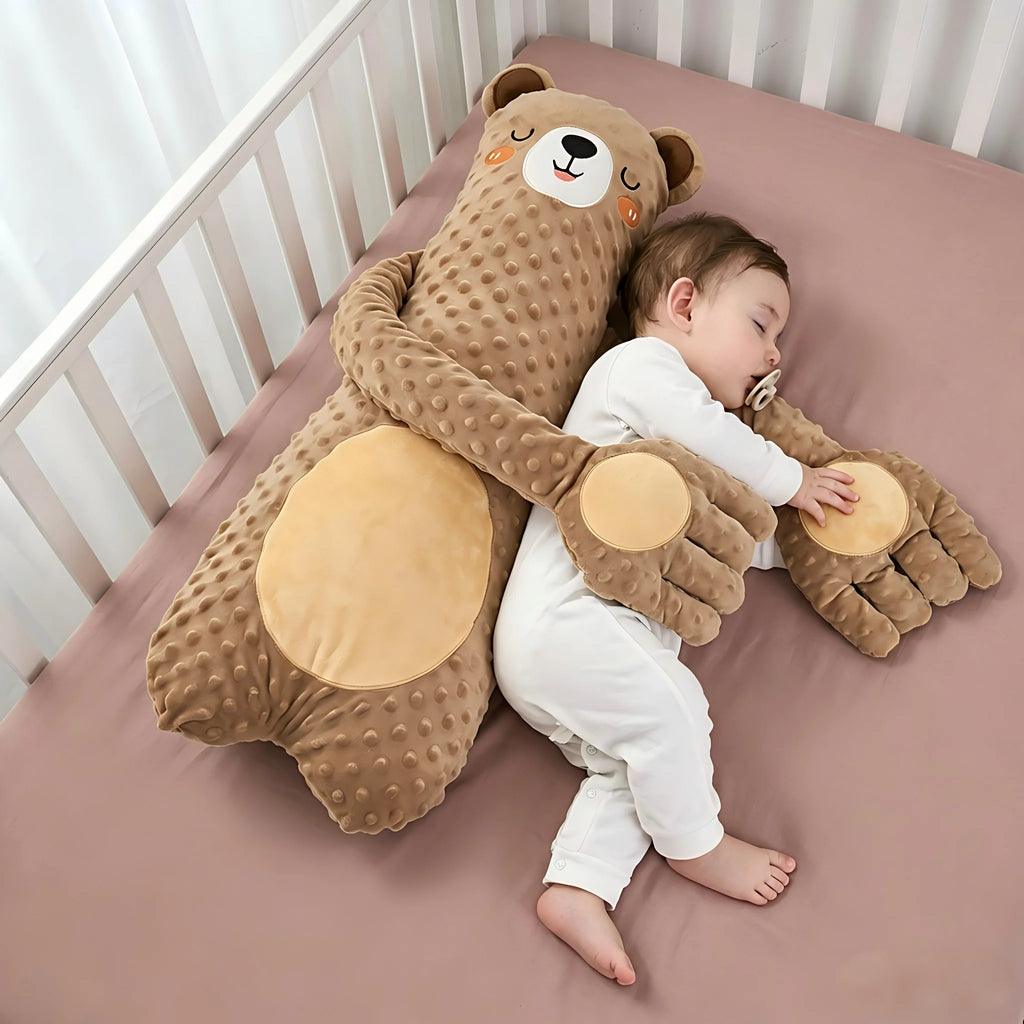 Cartoon Baby Soothing Pillow Remote Control Music Tapping Soothes Palm Pillow Baby Sleeping Pillow for Newborn Patting Doll