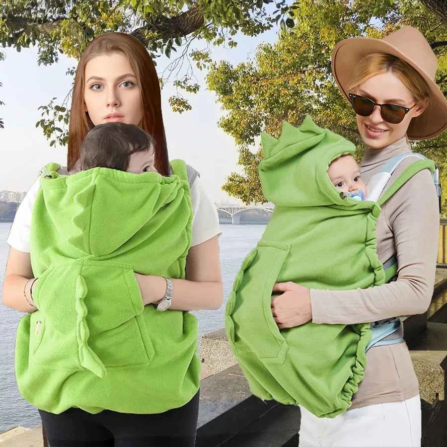 1Pc Infant Carrier Waist Stool Windshield Quilt, Suitable for Various Occasions, Pure Color Dinosaur Cloak, Super Soft and Comfortable Baby Windshield Blanket, Multifunctional Front Hug Windproof Cloak Stroller Blanket, Perfe