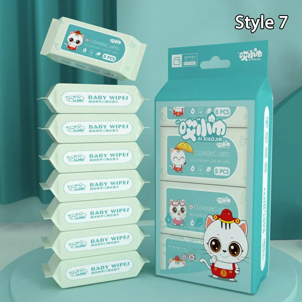 New Soft Baby Wet Wipes Hand Mouth Cleaning Disposable Baby Gentle Wipes High Quality Large Pack Freshing Cleaning Wipes Babies