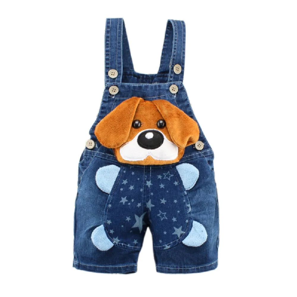 Summer 1PC Kids Baby Boys Jumper Clothes Clothing Short Trousers Toddler Infant Boy Pants Denim Shorts Jeans Overalls Dungarees