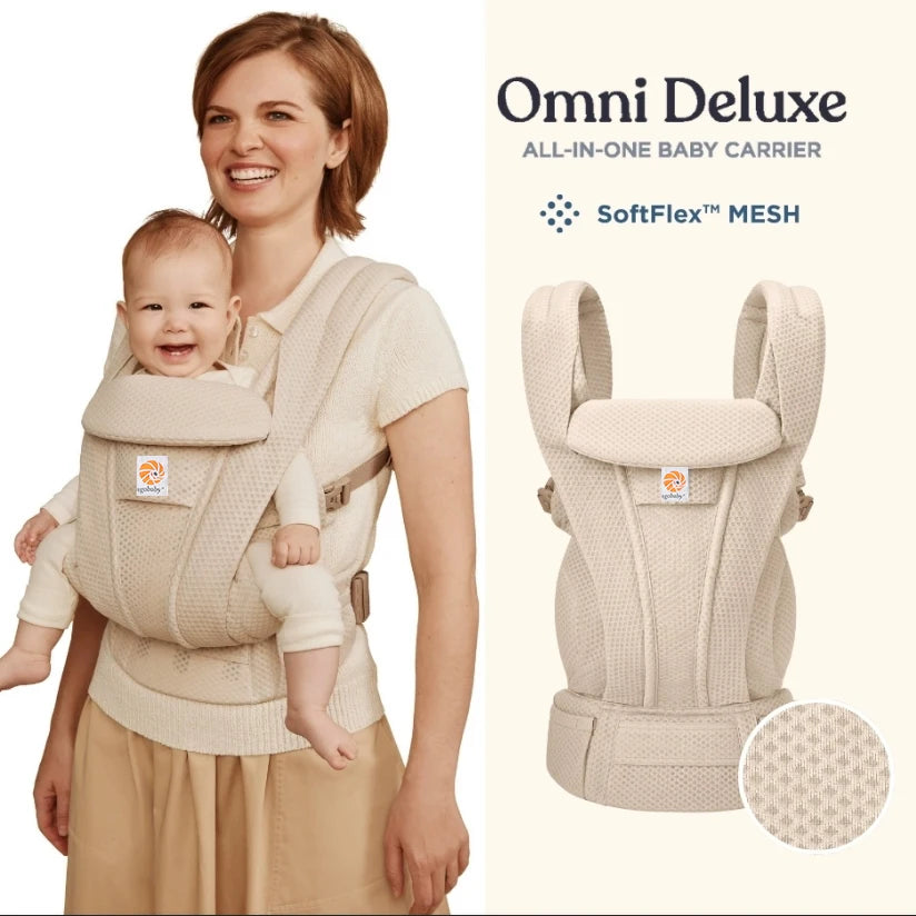 Breeze Deluxe Omni Ergonomic Baby Carrier Multifunction Breathable Infant Newborn Comfortable Sling Backpack Kid wrap