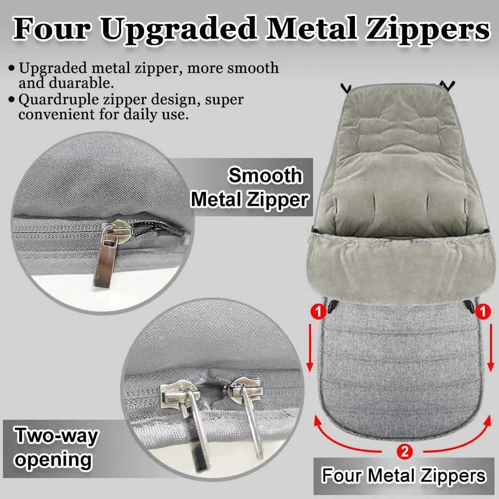 Newborn Baby Stroller Sleeping Bag Winter Pram Travel Cushion Outdoor Buggy Foot Warmer Sleep Sack for Stroller Bunting Bag