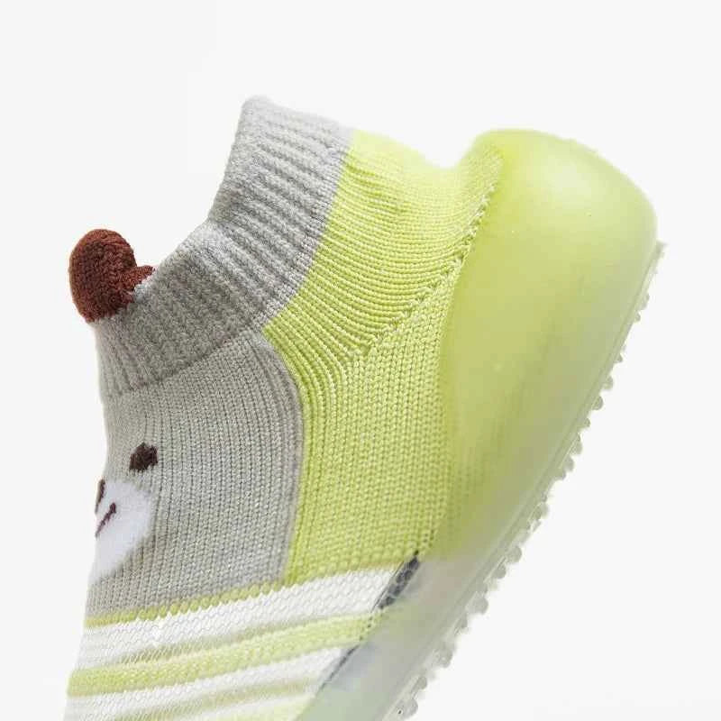 Baby Sock Shoes Summer Mesh Non-Skid Indoor Infant Walking Shoes Breathable Warm Elastic Boy Girls Socks Sneakers With Soft Sole