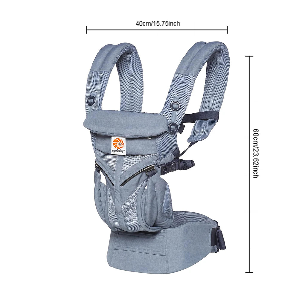 Egobaby Omini the 360   Is a Breathable Mesh Baby Carrier with Ventilation All Around. Designed for Infants to Toddlers. Features Lumbar Support.