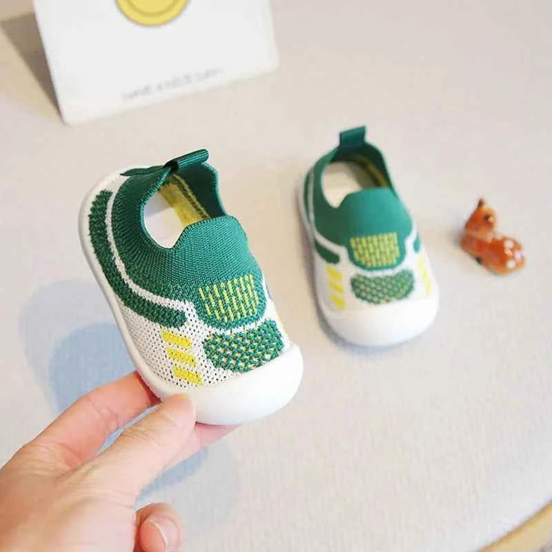 Baby Walking Shoes Soft Bottom Non-slip Baby Shoes Spring and Autumn A Stirrup 1-3 Years Old Children's Shoes and Socks