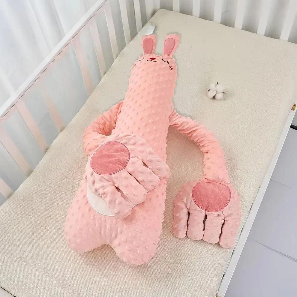 Cartoon Baby Soothing Pillow Remote Control Music Tapping Soothes Palm Pillow Baby Sleeping Pillow for Newborn Patting Doll