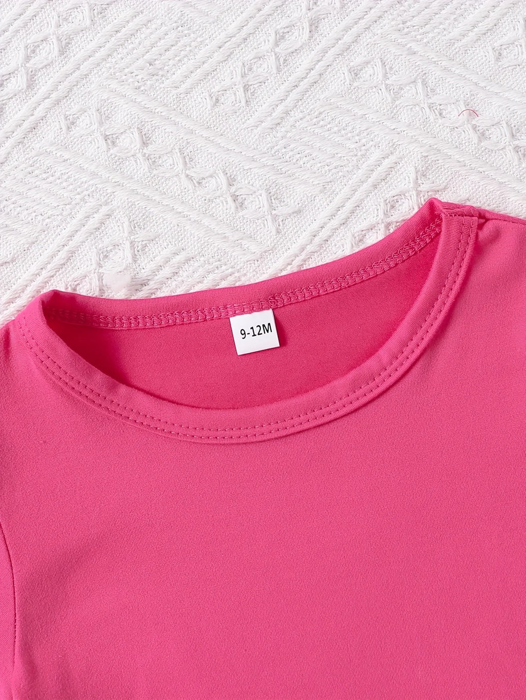 Baby girl round neck dad's little princess letter pattern short sleeved top+casual shorts set for spring and summer comfort two-