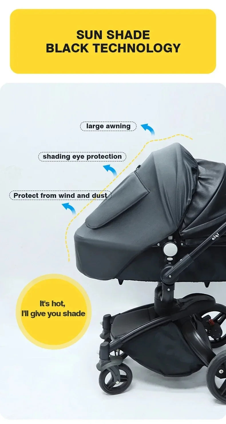 Baby Stroller Sun Shade Cover Infant Strollers Universal  Sun Protection UV  for  Kindergarten Bassinet Canopy Sun Shade