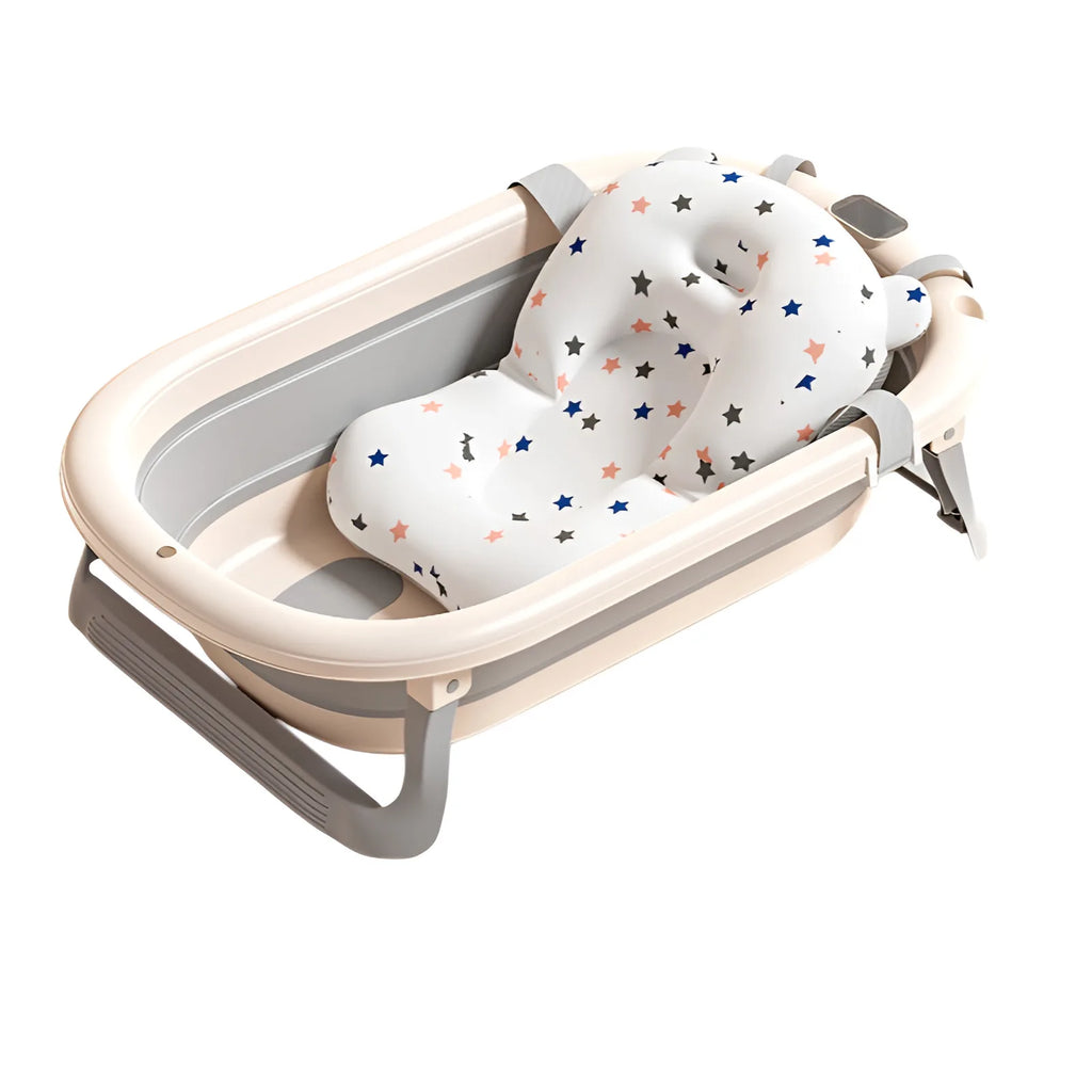Foldable Baby Bathtub, Safe and Portable Bathing Solution for Infants and Toddlers, Suitable for 6-12 Months, Easy