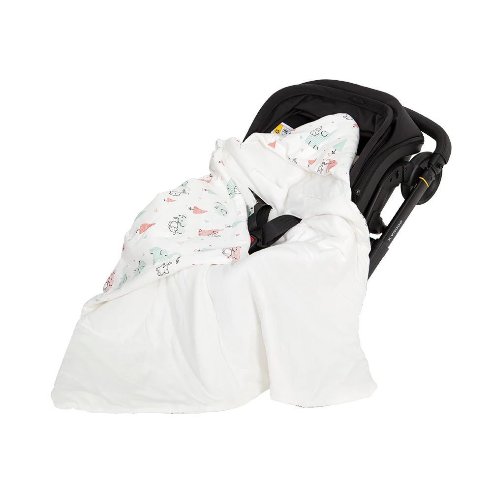 Baby Wrap Blanket For The Newborn With Windproof Hooded In A Infant Car Seat Autumn Warm Envelope For Discharge 0-6 Months
