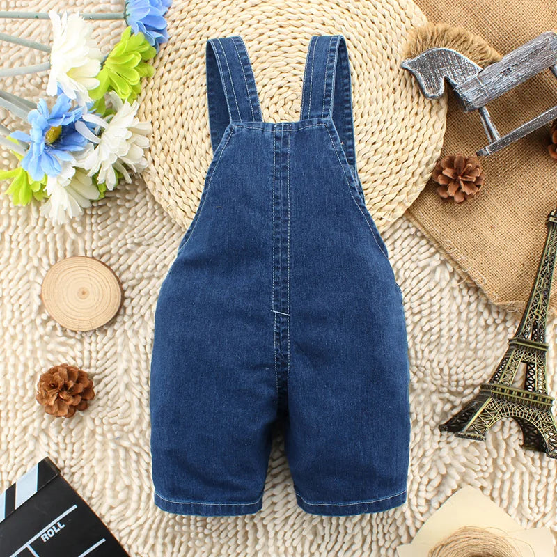 Summer 1PC Kids Baby Boys Jumper Clothes Clothing Short Trousers Toddler Infant Boy Pants Denim Shorts Jeans Overalls Dungarees