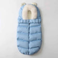 Winter 0-12Months Baby Footmuff For Outside Travel Thick Warm Envelope Cocoon Removable Fur Collar Baby Carriage Bag In Stroller
