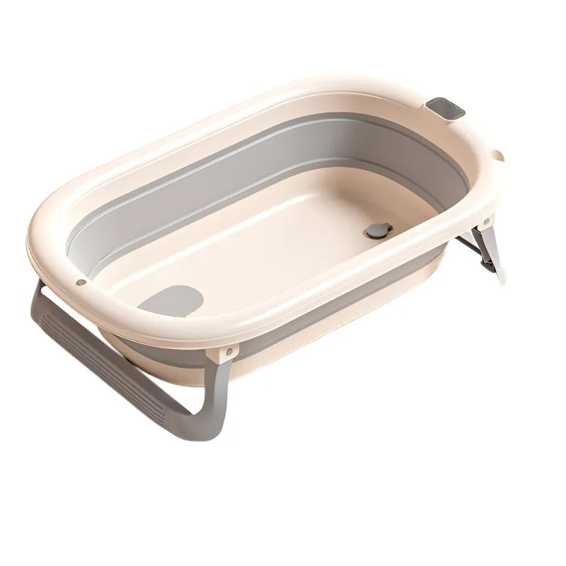 Foldable Baby Bathtub, Safe and Portable Bathing Solution for Infants and Toddlers, Suitable for 6-12 Months, Easy