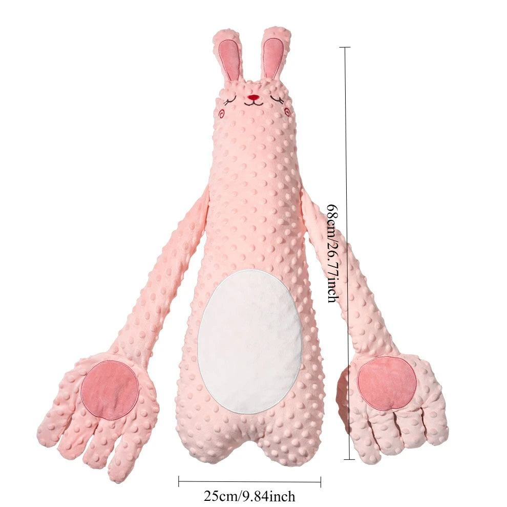 Cartoon Baby Soothing Pillow Remote Control Music Tapping Soothes Palm Pillow Baby Sleeping Pillow for Newborn Patting Doll