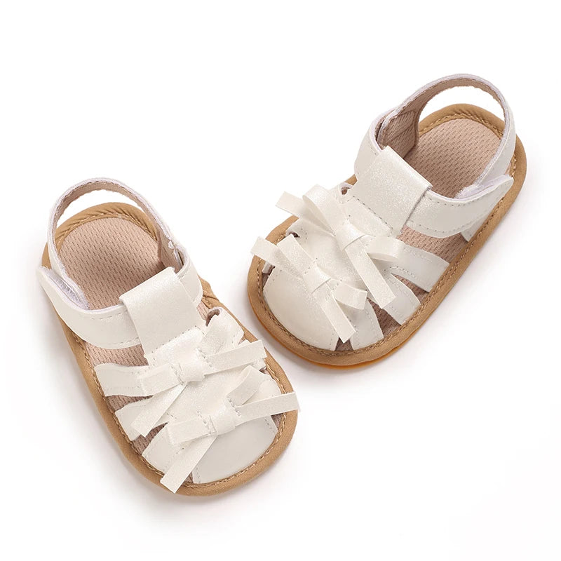 0-18Months Newborn Infant Baby Girls Shoes Summer Sandals Casual Rubber Bottom Non-Slip Breathable Baby Shoes