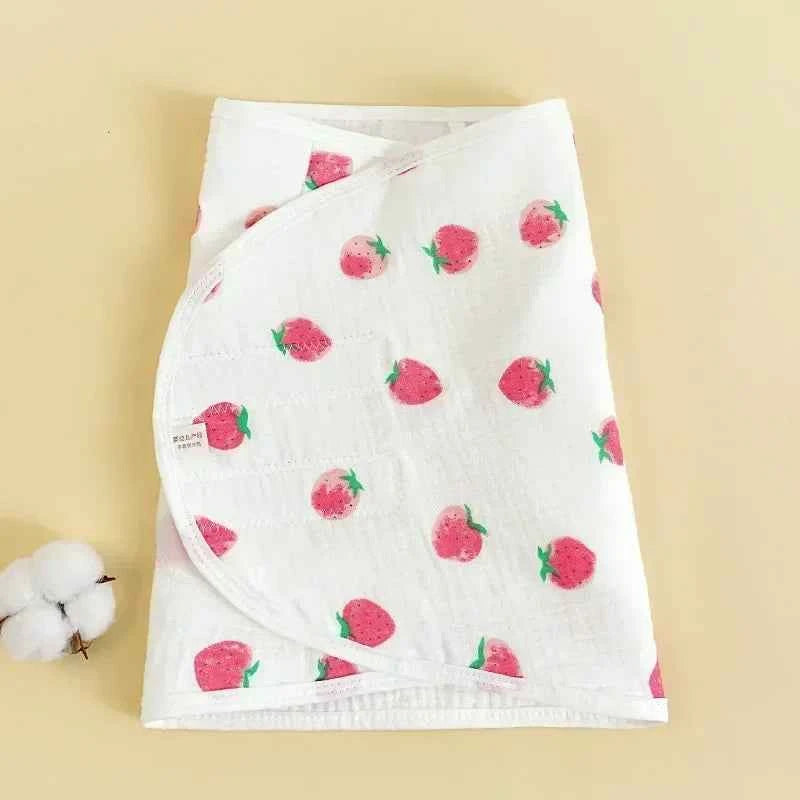 Baby Swaddle Blanket 0-6 Months Strap Protect Belly Baby Sleeping Blanket Wrap for New Born Thin-style for Summer