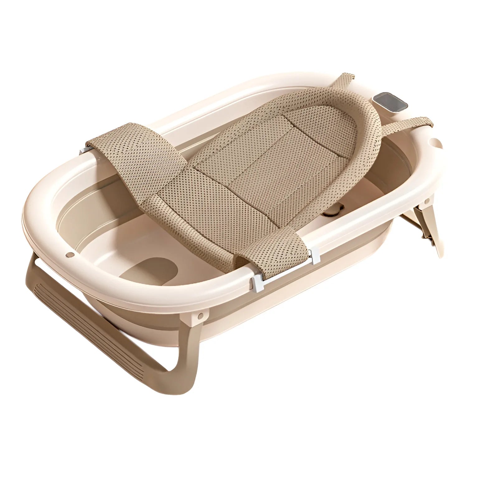Foldable Baby Bathtub, Safe and Portable Bathing Solution for Infants and Toddlers, Suitable for 6-12 Months, Easy