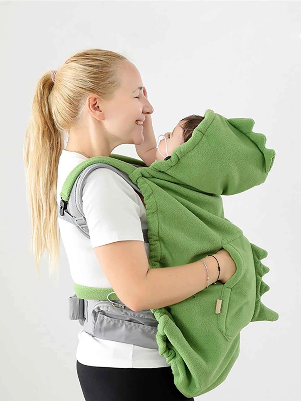 1Pc Infant Carrier Waist Stool Windshield Quilt, Suitable for Various Occasions, Pure Color Dinosaur Cloak, Super Soft and Comfortable Baby Windshield Blanket, Multifunctional Front Hug Windproof Cloak Stroller Blanket, Perfe