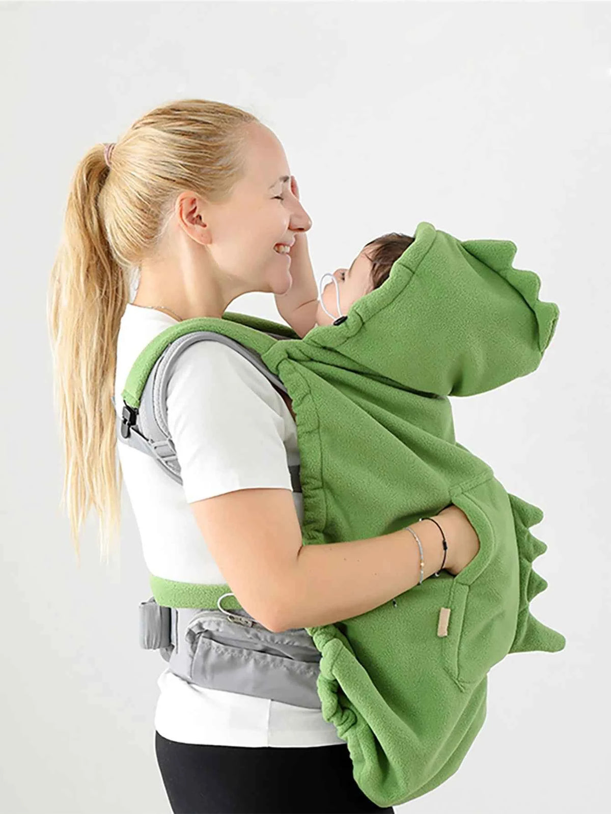 1Pc Infant Carrier Waist Stool Windshield Quilt, Suitable for Various Occasions, Pure Color Dinosaur Cloak, Super Soft and Comfortable Baby Windshield Blanket, Multifunctional Front Hug Windproof Cloak Stroller Blanket, Perfe