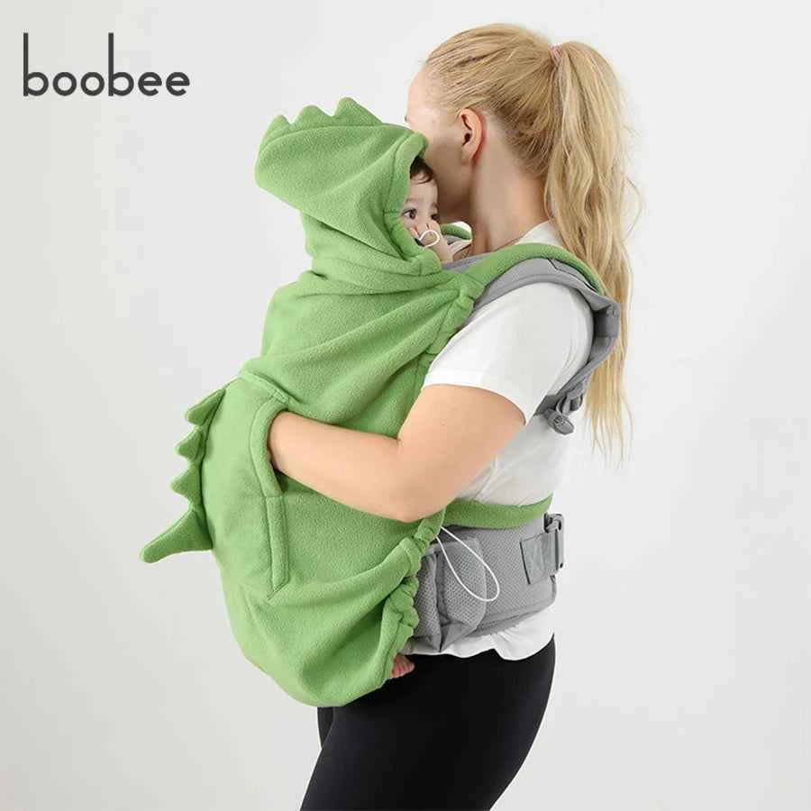 1Pc Infant Carrier Waist Stool Windshield Quilt, Suitable for Various Occasions, Pure Color Dinosaur Cloak, Super Soft and Comfortable Baby Windshield Blanket, Multifunctional Front Hug Windproof Cloak Stroller Blanket, Perfe