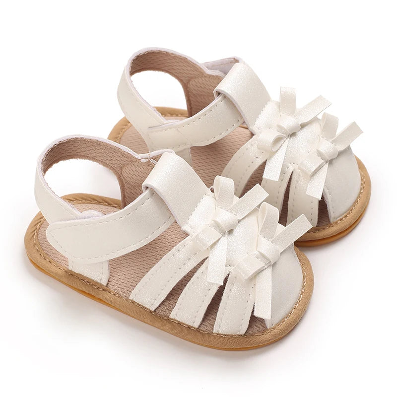 0-18Months Newborn Infant Baby Girls Shoes Summer Sandals Casual Rubber Bottom Non-Slip Breathable Baby Shoes
