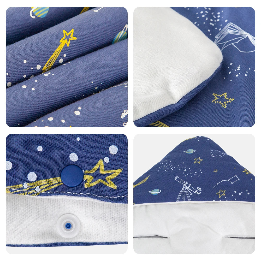 Baby Wrap Blanket For The Newborn With Windproof Hooded In A Infant Car Seat Autumn Warm Envelope For Discharge 0-6 Months