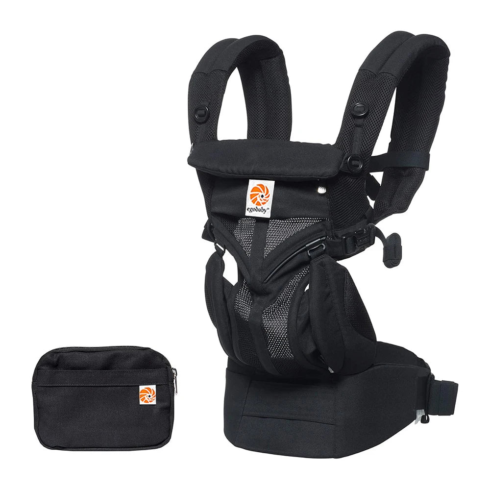Egobaby Omini the 360   Is a Breathable Mesh Baby Carrier with Ventilation All Around. Designed for Infants to Toddlers. Features Lumbar Support.
