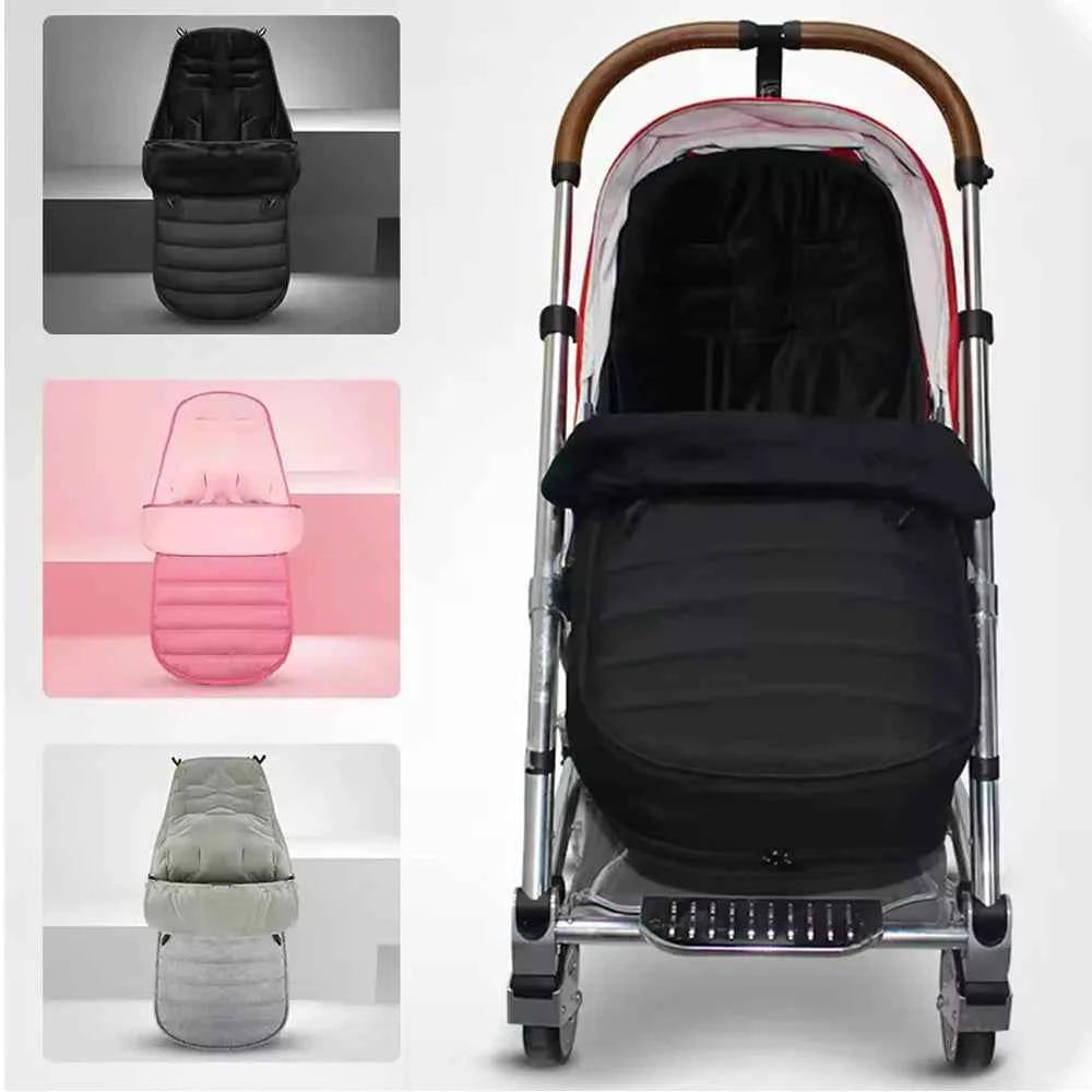 Newborn Baby Stroller Sleeping Bag Winter Pram Travel Cushion Outdoor Buggy Foot Warmer Sleep Sack for Stroller Bunting Bag